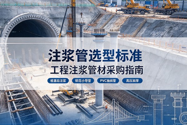 广西注浆管选型标准