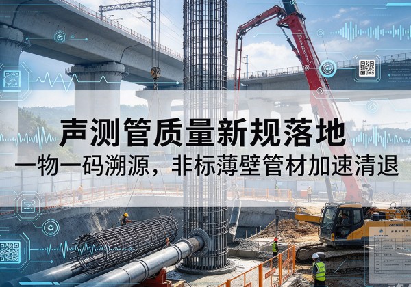 广西声测管质量新规落地，一物一码溯源，非标薄壁管材加速清退